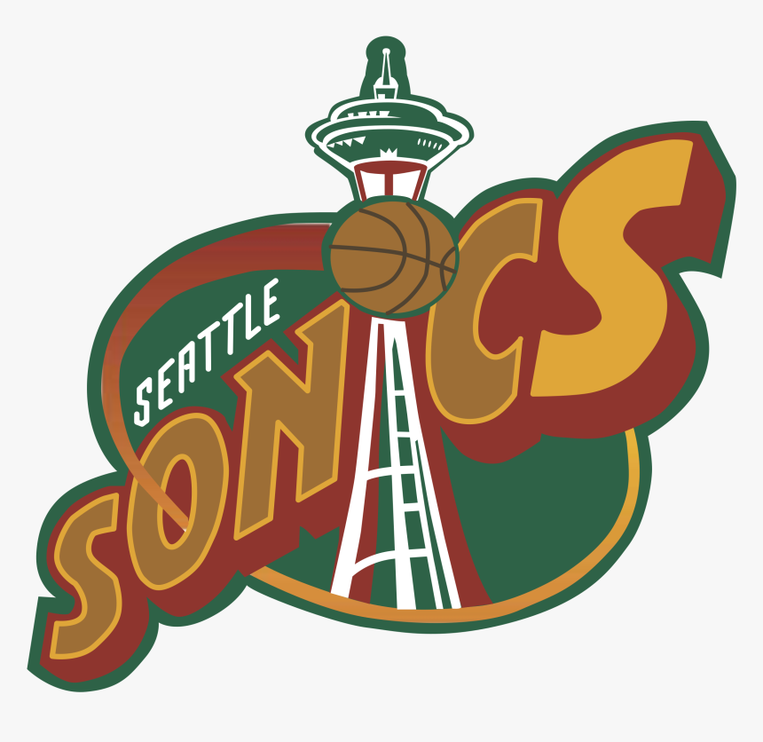 Seattle Supersonics 1996 Logo, HD Png Download, Free Download
