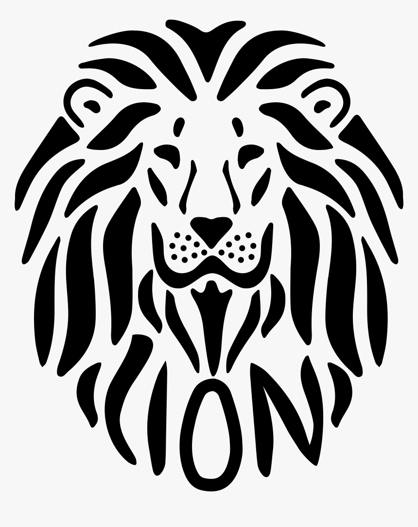 Transparent Lion Head Png - Lion Head Outline Png, Png Download, Free Download