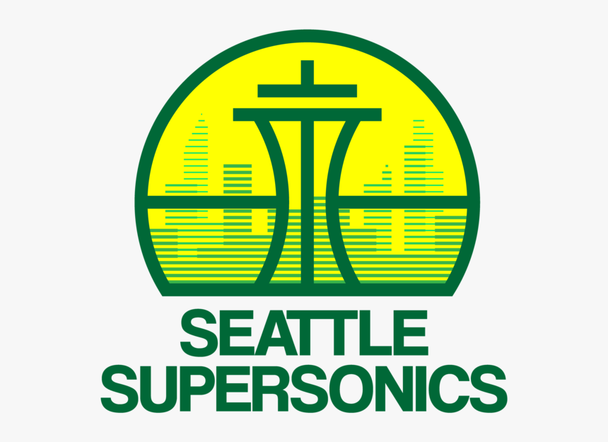 Seattle Supersonics Graphic Design And Illustration - Seattle Supersonics, HD Png Download, Free Download