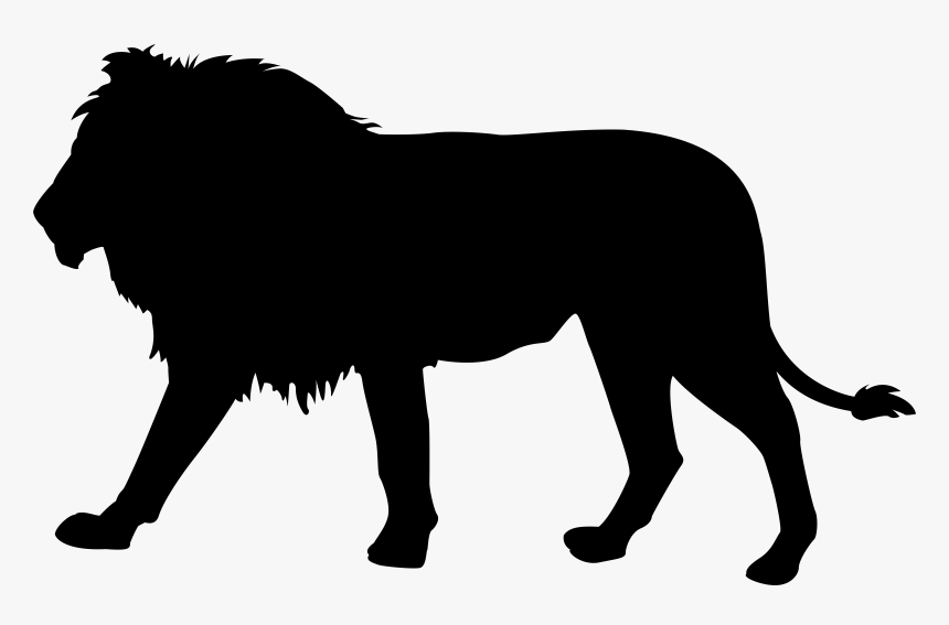 Lion Silhouette Clip Art - Silhouette Lion King Png, Transparent Png, Free Download