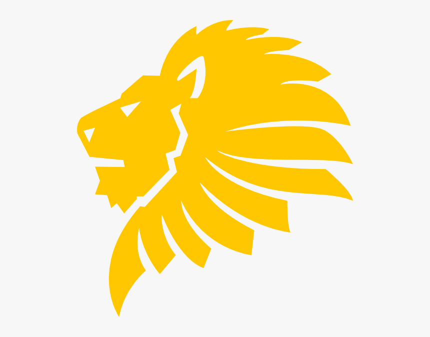 Lion Clipart Dromgbh Top - Yellow Lion Head Png, Transparent Png, Free Download