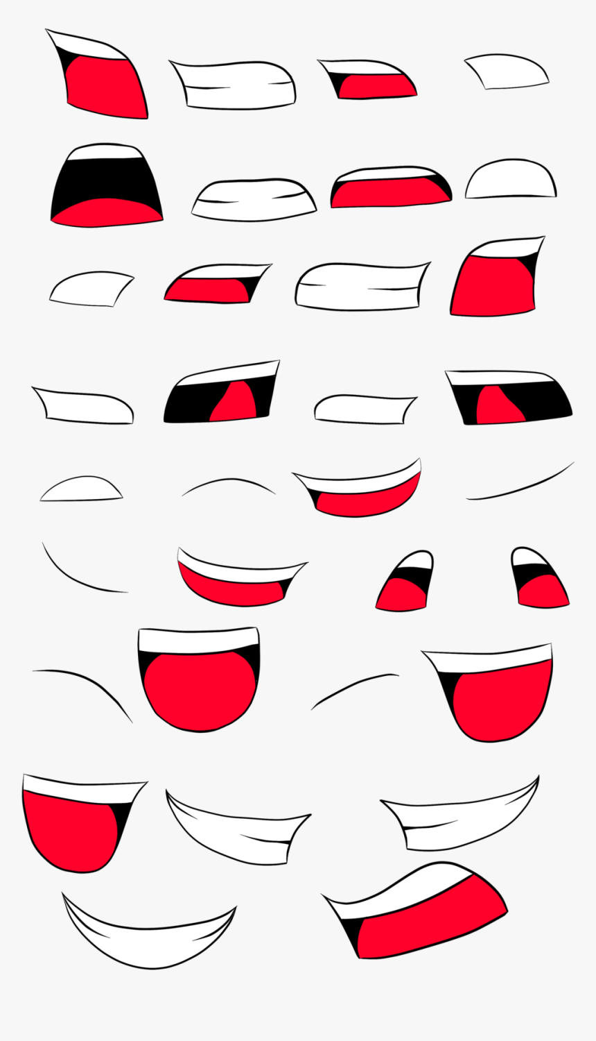 Transparent Mouth Png - Smile Anime Mouth Png, Png Download, Free Download