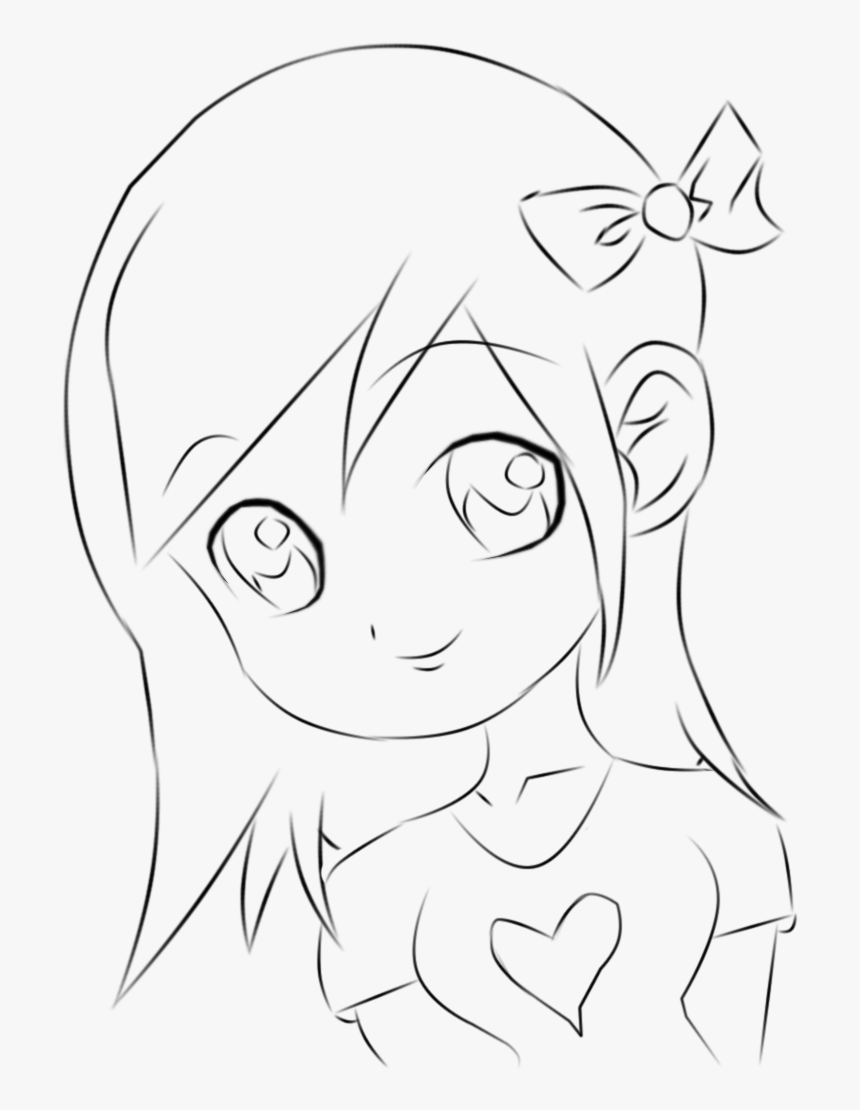 Clip Art Girl Chibi Displaying Images - Chibi Anime Drawing Easy, HD Png Download, Free Download