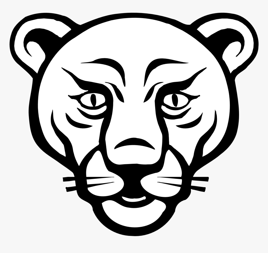 Drawn Lion Face Outline - Lion Head Easy Drawing, HD Png Download, Free Download