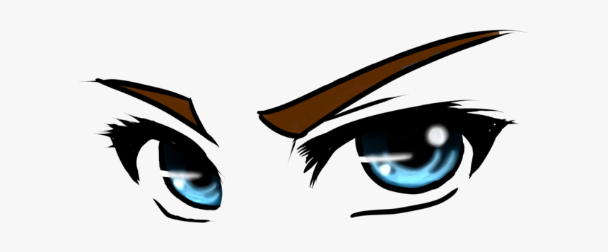 Angry Anime Eyes Png - Anime Eyes Transparent Background, Png Download, Free Download