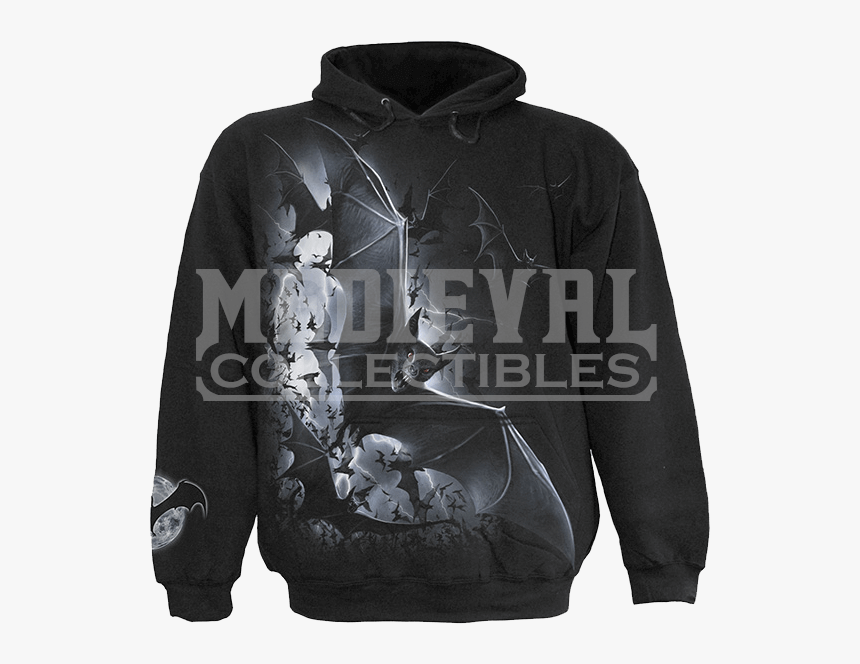 Bat Swarm Png - Hoodie, Transparent Png, Free Download