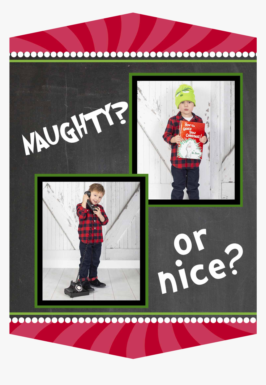 Grinch Photo Greeting Card - Child, HD Png Download, Free Download