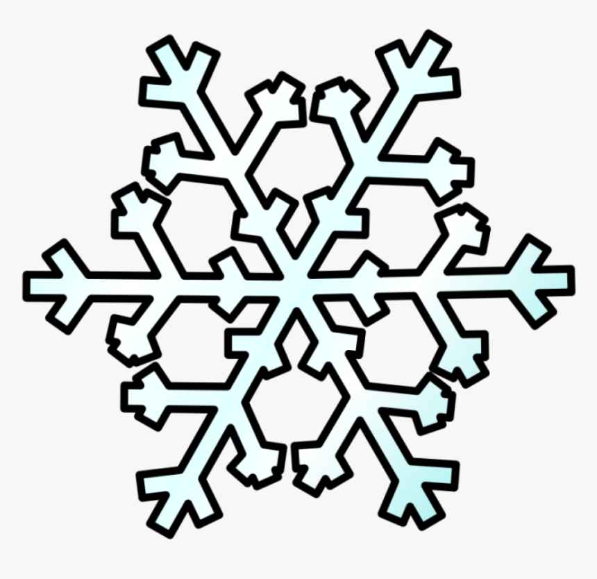 Clipart - Weather Symbols - Snow - Snow Symbol Weather, HD Png Download, Free Download