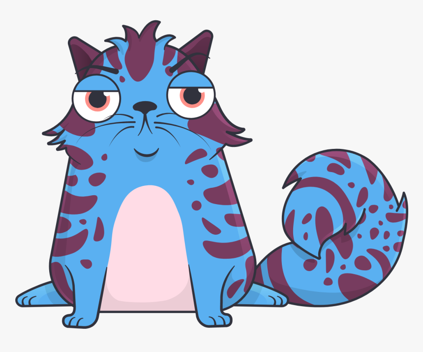 Naughty Illuminati - Cryptokitties - Cartoon, HD Png Download, Free Download