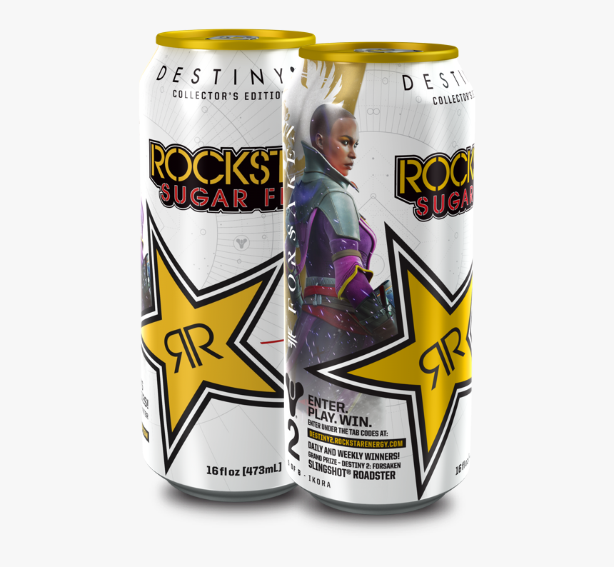 Sugar Free / Ikora - Rockstar Can Codes Destiny 2, HD Png Download, Free Download