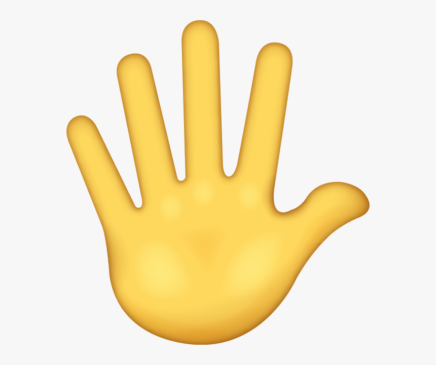 Hand Emoji Clipart Finger - Emoji Five, HD Png Download, Free Download