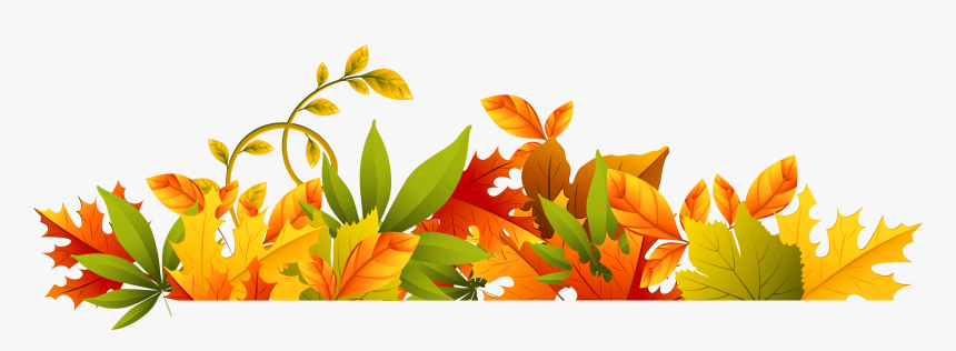 Seasonal Fall Borders Clipart - Autumn Png, Transparent Png, Free Download