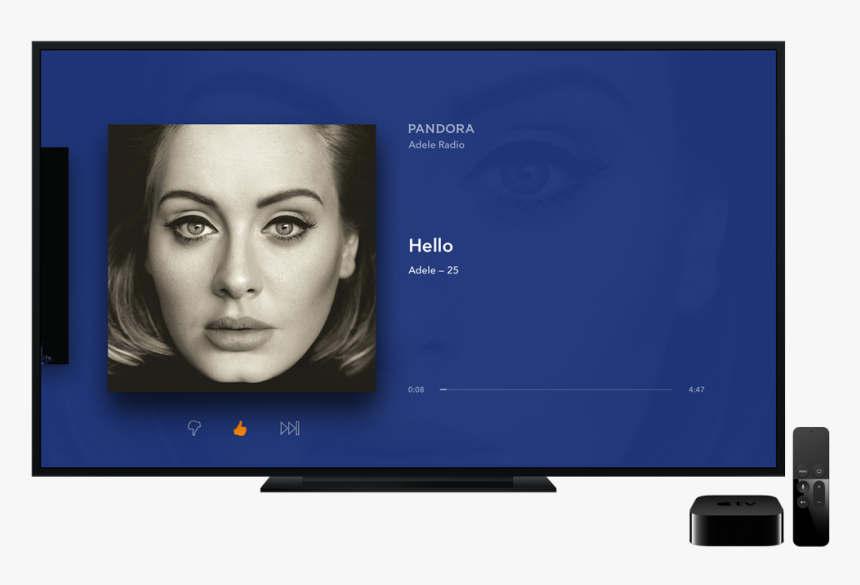 Transparent Pandora Radio Png - Now Playing Apple Tv, Png Download, Free Download