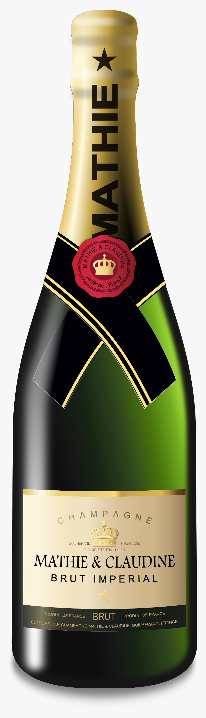 Champaign Bottle Png Image - Bottle Of Champagne Png, Transparent Png, Free Download