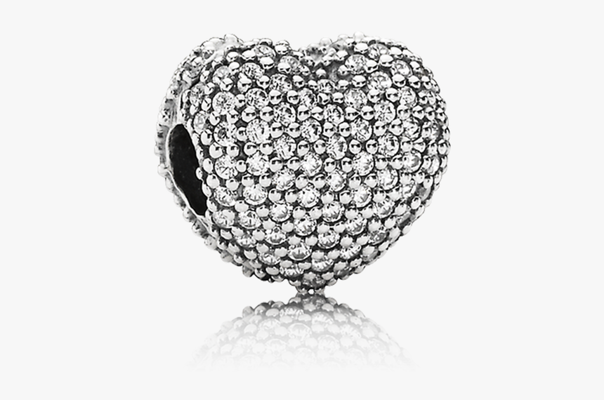 Pav Open My Heart - Pandora Silver Heart Charm Clip, HD Png Download, Free Download