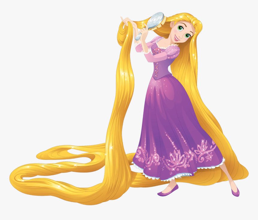 Rapunzel Combing Her Hair, HD Png Download, Free Download