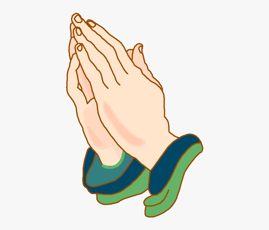 Praying Hands Prayer Praise Worship Clip Art Welcome - Transparent Background Prayer Hand Transparent, HD Png Download, Free Download