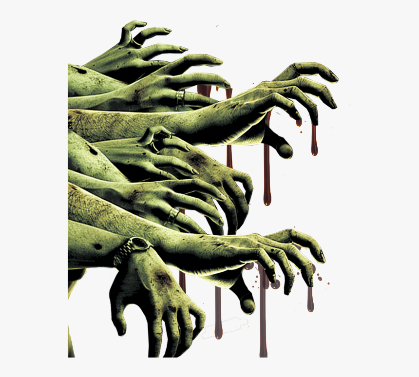 Zombie Hands Png - Zombie Hands And Arms, Transparent Png, Free Download