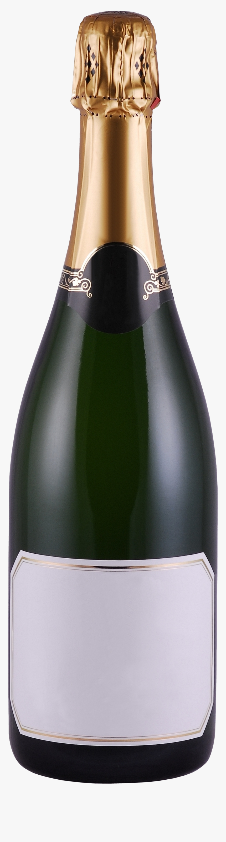 Bottle Png Images, Free Download - Blank Champagne Bottle Png, Transparent Png, Free Download