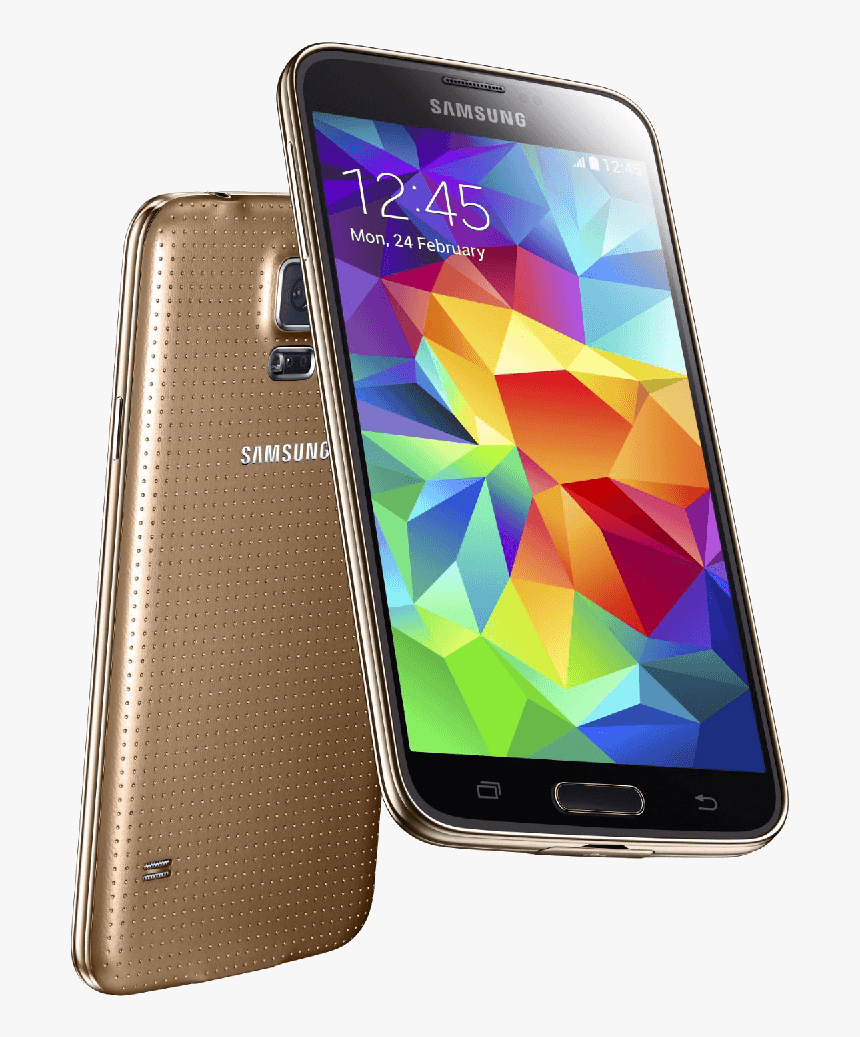 Samsung Galaxy S5 G900h Gold - Samsung S5 Mini Gold, HD Png Download, Free Download