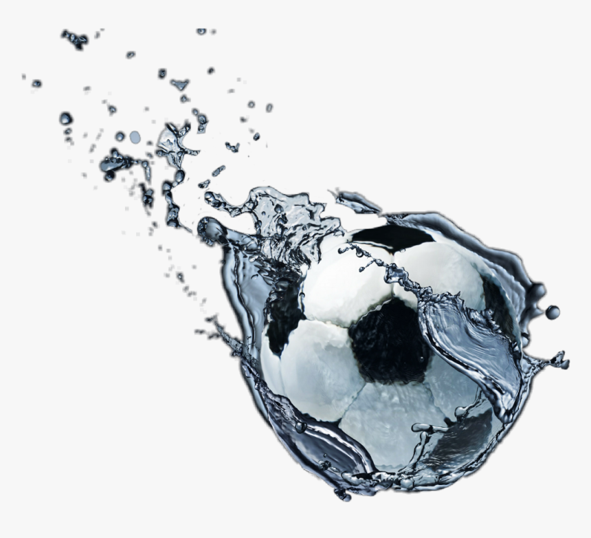 #football #ball #splash #water #jhyuri - Soccer Ball In Water, HD Png Download, Free Download