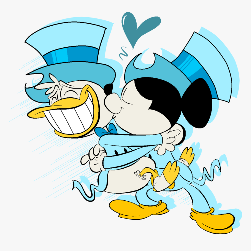 Tumblr Transparent Disney Christmas Png Tumblr Transparent - Donald Duck X Mickey Mouse, Png Download, Free Download