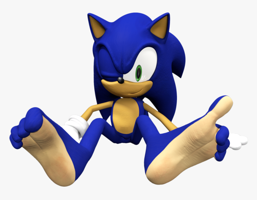 Sonic The Hedgehog Barefoot, HD Png Download, Free Download