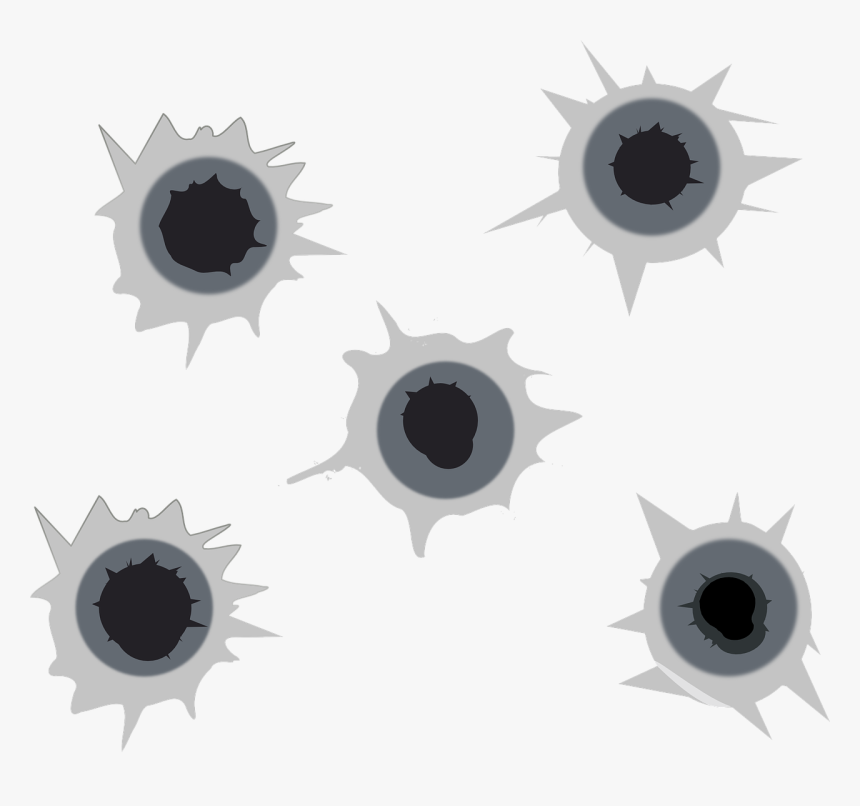 Transparent Bullet Hole Metal Png - Clip Art Bullet Hole, Png Download, Free Download