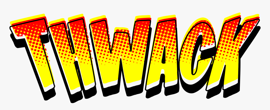 Clip Art Thwack Vintage Sound Effects - Comic Book Sound Effect Png, Transparent Png, Free Download