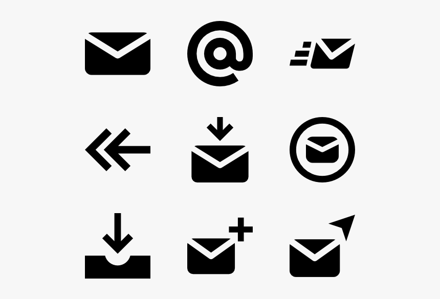 Vector Envelope Mail - Phone Email Address Icons Png, Transparent Png, Free Download