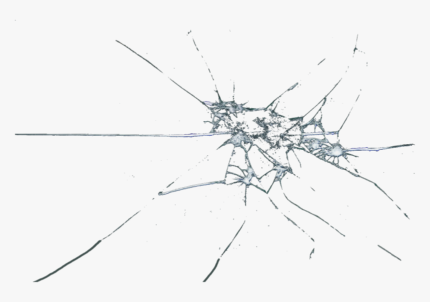 Damage Glass Png High-quality Image - Transparent Background Glass Crack Png, Png Download, Free Download