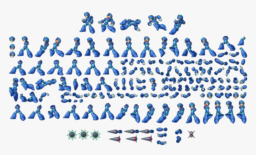 Transparent Ness Sprite Png - Mega Man X4 X Sprites, Png Download, Free Download