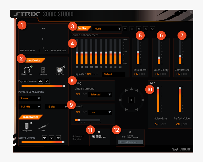 Asus Strix 7.1 Somic Studio, HD Png Download, Free Download