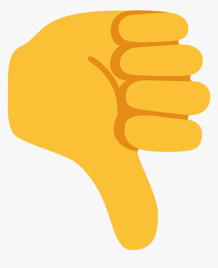 Emojipedia Thumb Signal Symbol - Google Thumbs Down Emoji, HD Png Download, Free Download
