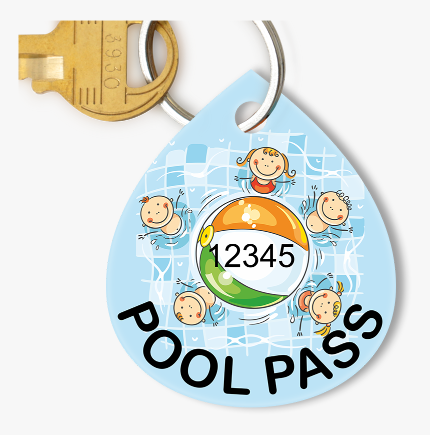 Pool Pass In Water Drop Shape, Kids Pool Ball Clipart - Swimming Pool, HD Png Download, Free Download