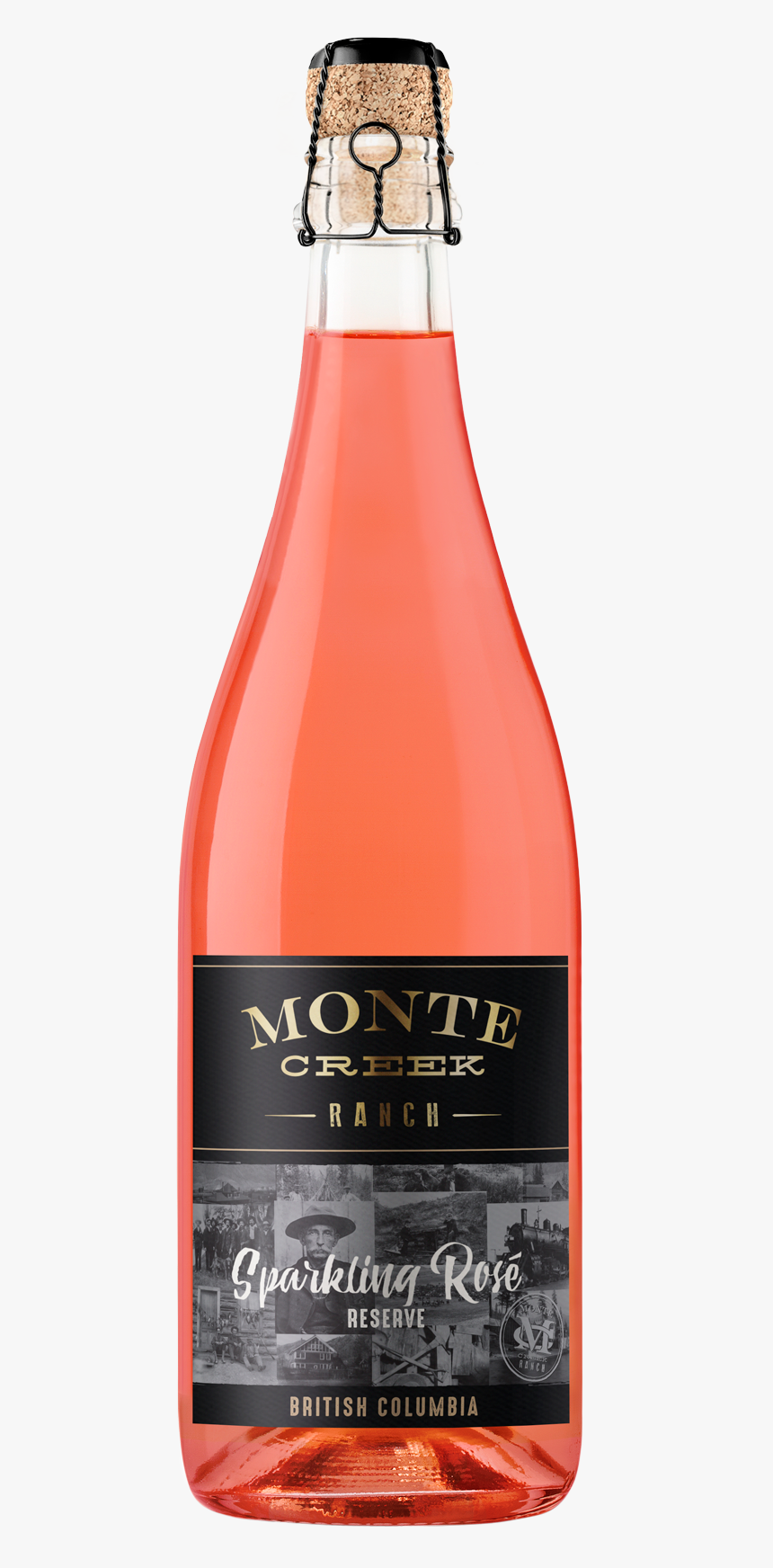 Mcr Reserve Sparklingrose Nv [web] - Sparkling Wine Monte Creek, HD Png Download, Free Download