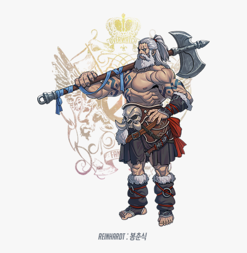 0 Rwatch Fan Reinhardt - Overwatch Fantasy, HD Png Download, Free Download