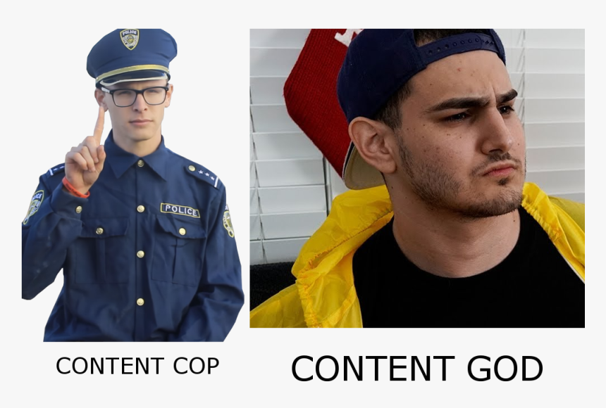 Transparent Kappapride Png - Idubbbz Content Cop Png, Png Download, Free Download