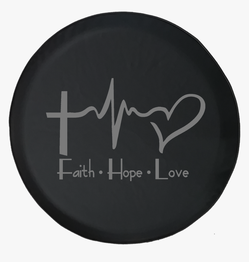 Faith Hope Love Cross Heart Ekg Jesus Religious, HD Png Download, Free Download