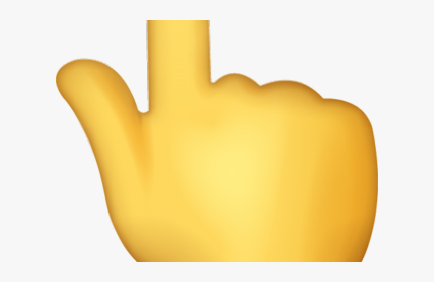 Middle Finger Emoji Outline