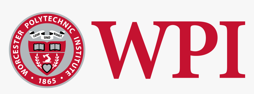 Wpi Logo In Red With Color Seal - Wpi Official Logo, HD Png Download, Free Download