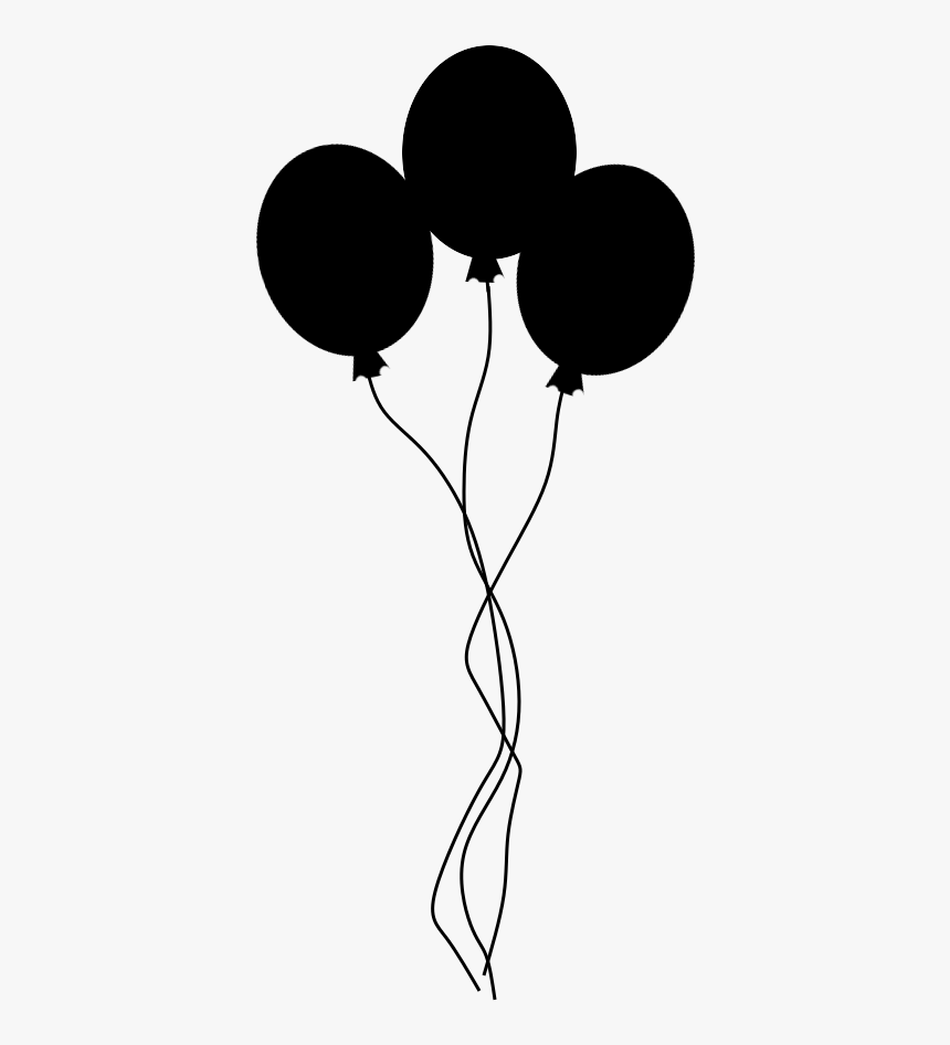 Globos Tumblr Png Clipart , Png Download - Wedding Silhouette Balloons, Transparent Png, Free Download