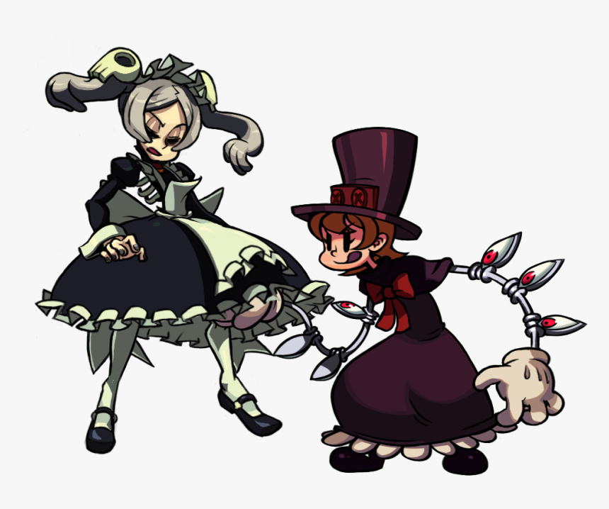 Skullgirls Marie And Peacock, HD Png Download, Free Download