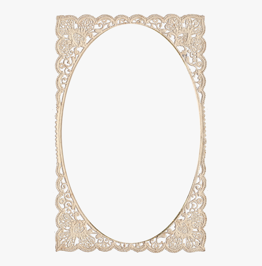 Transparent Vintage Lace Border Png - Vintage Frames Lace, Png Download, Free Download