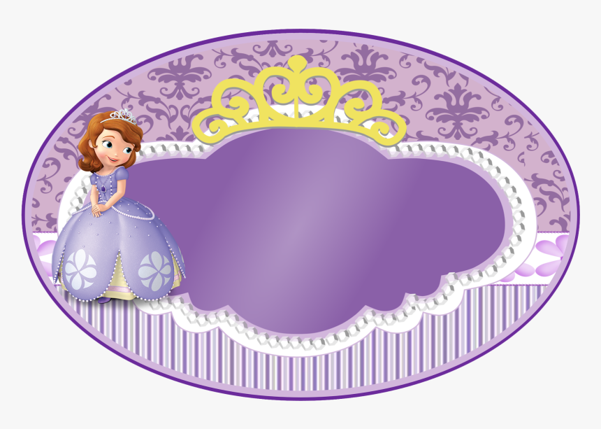 Clip Art Etiqueta Princesa Sofia - Sofia The First Png, Transparent Png, Free Download