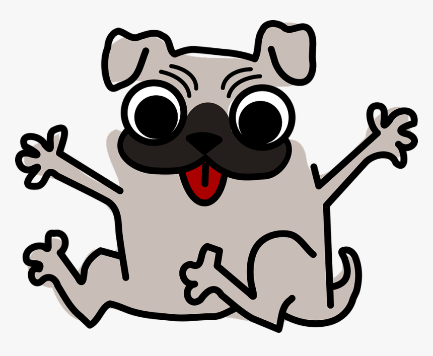 Dog, Ideas, Pug - Doggie Clip Art, HD Png Download, Free Download