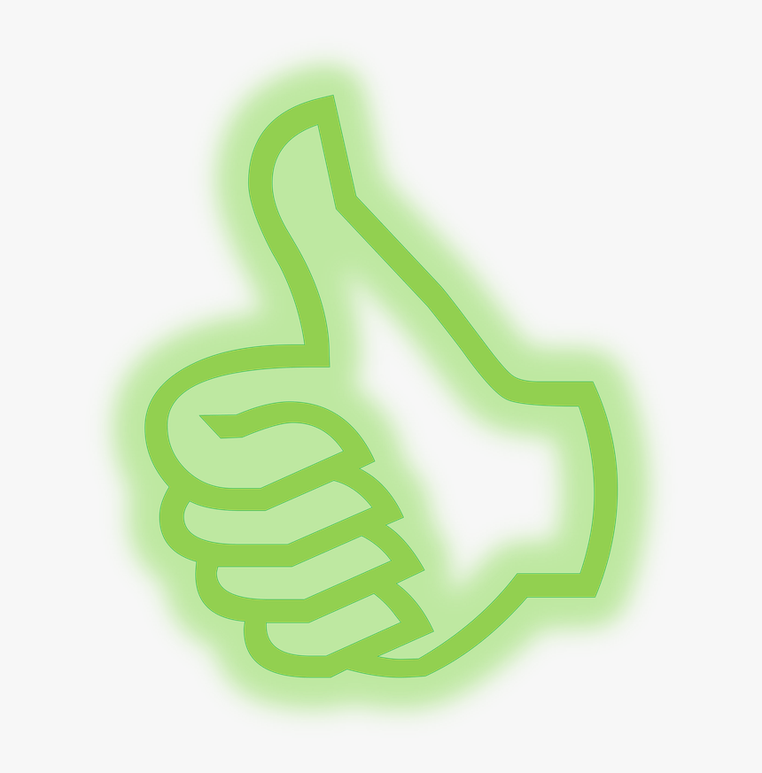 Thumb Up Green - Thumbs Up Symbol, HD Png Download, Free Download