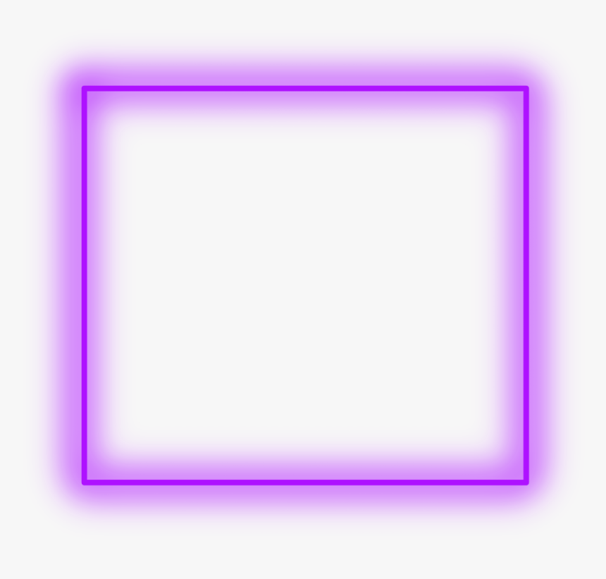 #sticker #neon #square #purple #freetoedit #frame #border - Circle, HD Png Download, Free Download