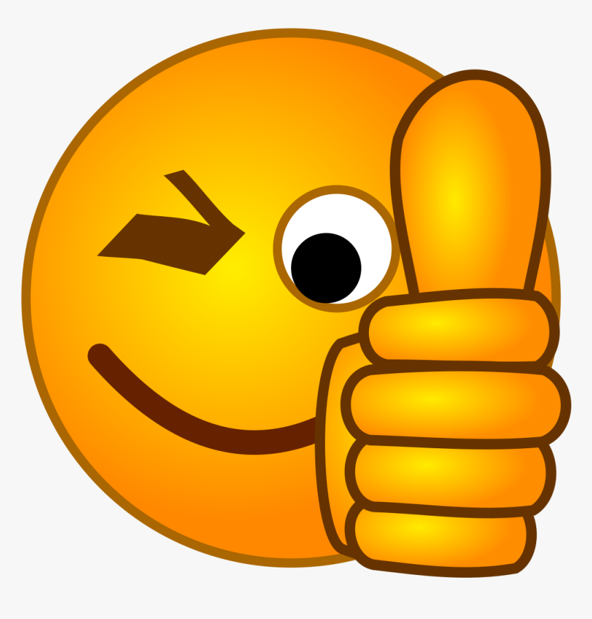 Png Download Smiling Clipart Thumbs Up - Big Thumbs Up, Transparent Png, Free Download