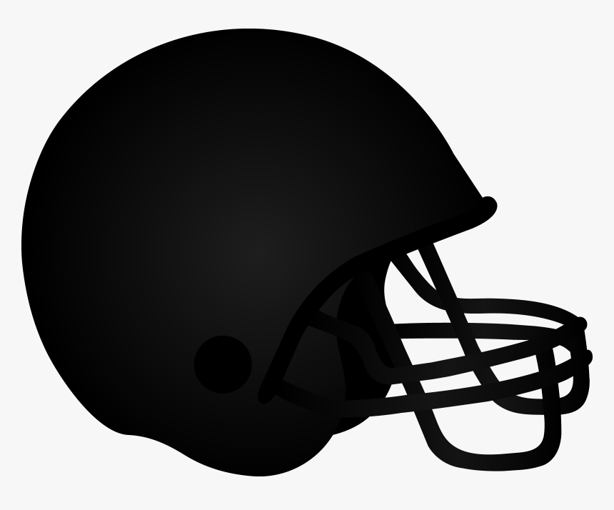 Black Football Helmet - Football Helmet Clipart, HD Png Download, Free Download